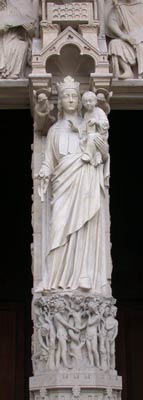 trumeau vierge