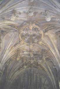 clef de voûte pendante de la chapelle de Bonsecours