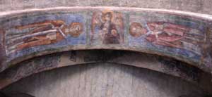 fresque du porche