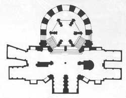 plan de la crypte