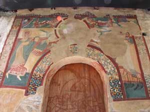 fresque du portail nord